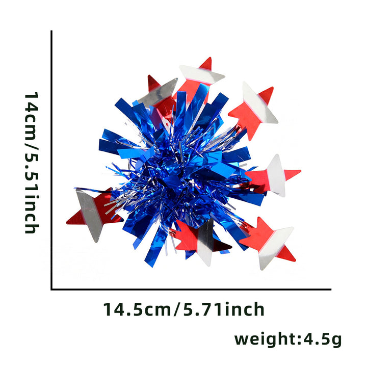 Unisex nan kompakter Cheerleader Pompon made of metallic foil Kalsten