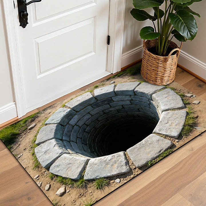 Artistic 3D Illusion Welcome Mat
