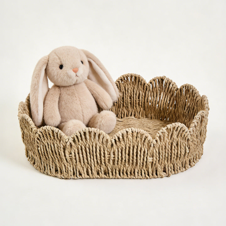 Decorative storage basket with wave edge Kalsten
