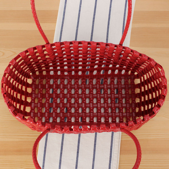 Stylish willow bag with modern grid design Kalsten