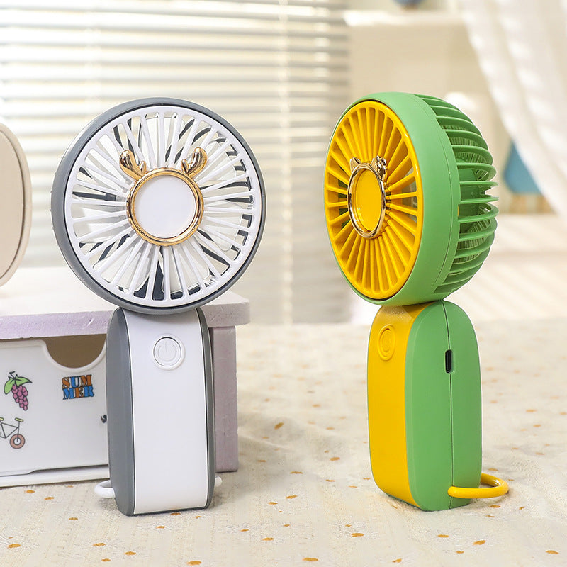 Ladies Portable Hand Fan in Cheerful Animal Design Kalsten
