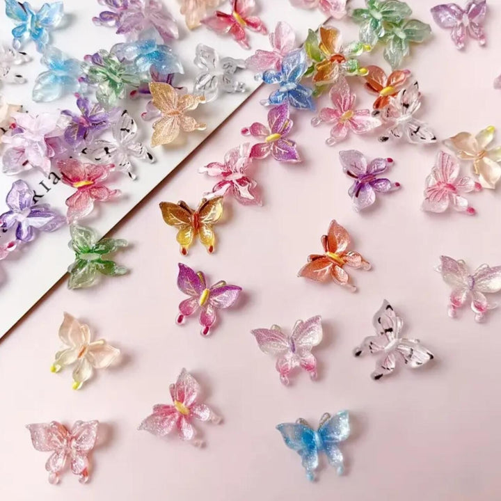 Decorative Butterfly Nail Art Charms