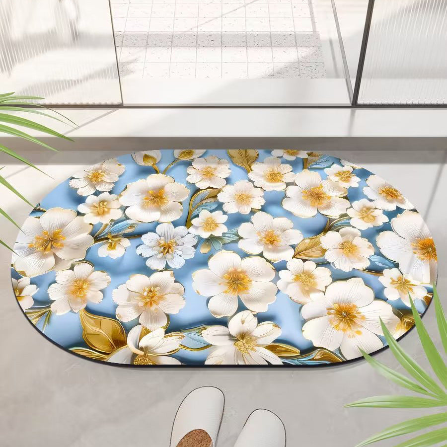 Floral Print Area Rug Kalsten
