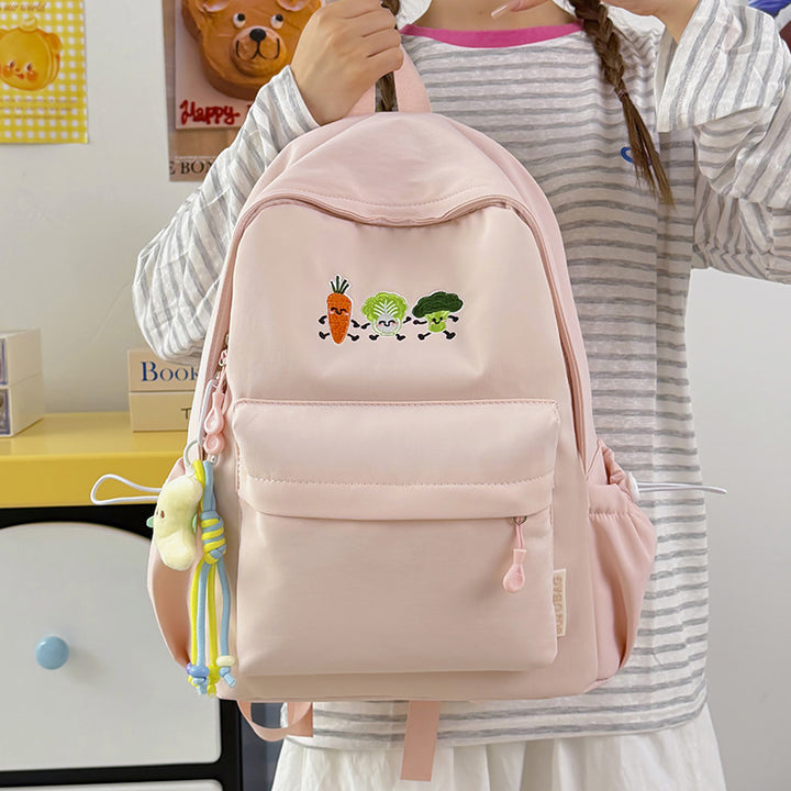 Casual Animated Vegetable-Themed Backpack Kalsten