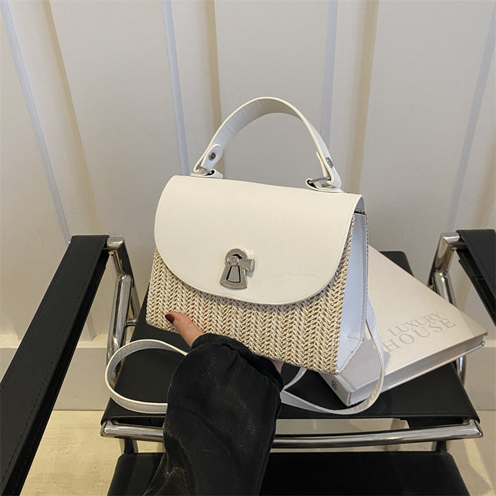 Elegant Handcrafted Straw Tote