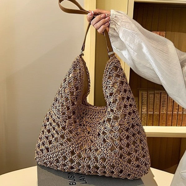 Macrame Shoulder Bag in Modern Design Kalsten