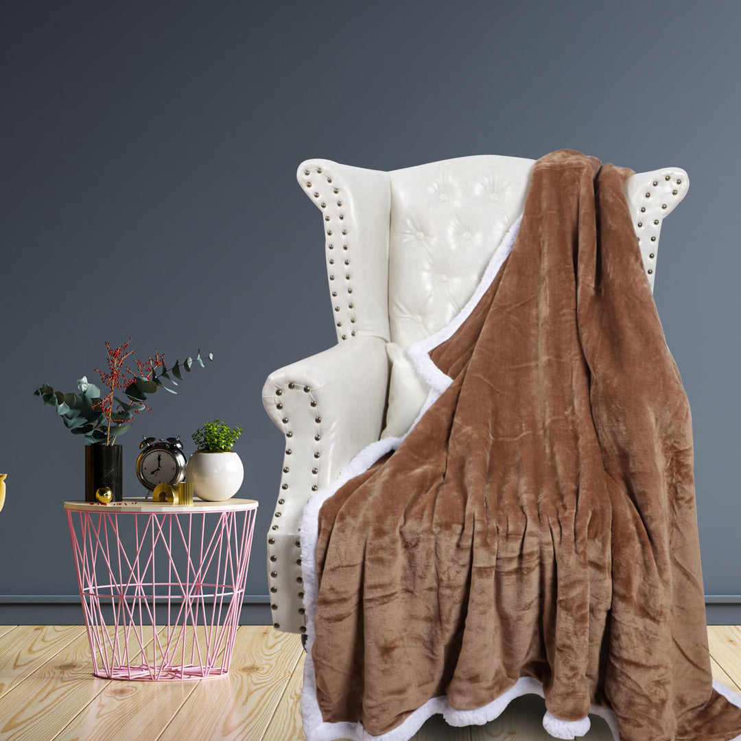 Women's Plush Blanket with Double Fleece Kalsten