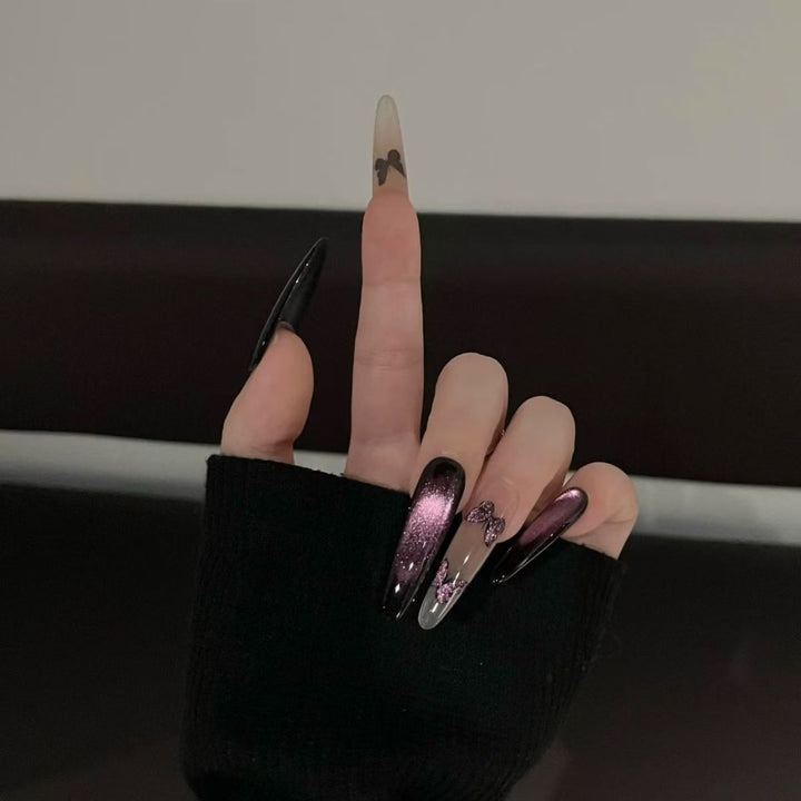 Artistic Butterfly Nail Art Extensions