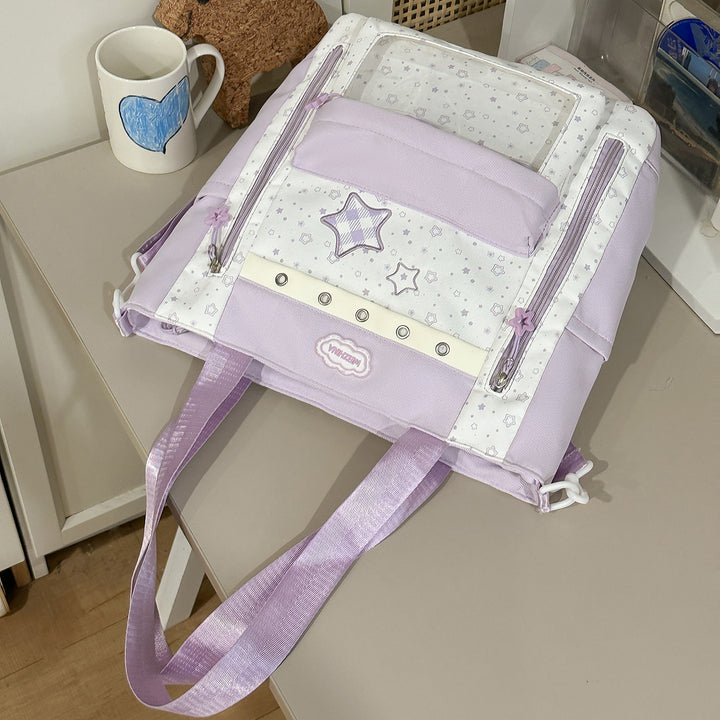 Transparent Pocket Backpack Kalsten