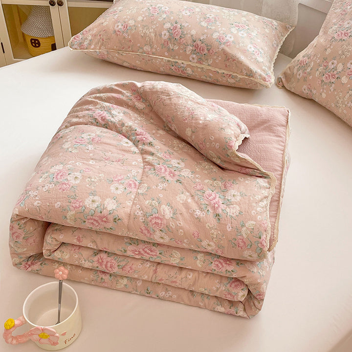 Ladies comfort duvet with delicate floral pattern and high-quality filling Kalsten