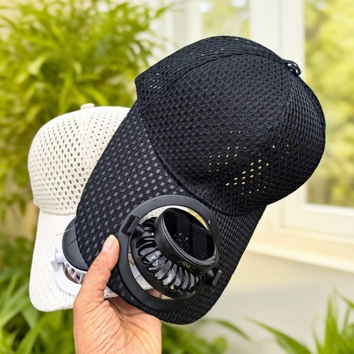 Breathable sports cap with removable USB fan Kalsten