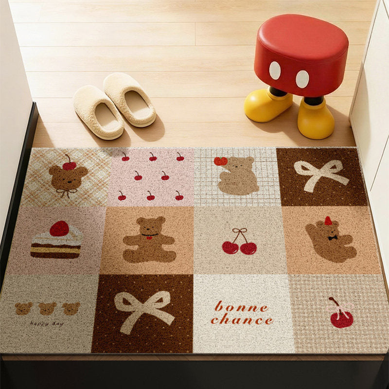Artistic Cat-Themed Area Mat