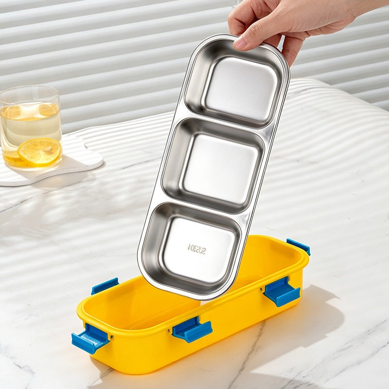 Animal-Themed Multi-Compartment Bento Lunch Box