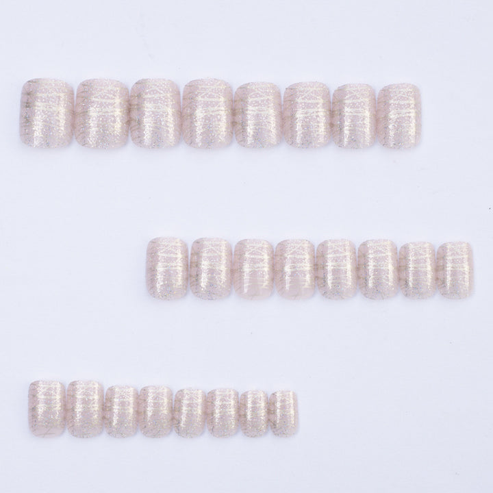 Artificial nails with elegant glitter design Kalsten