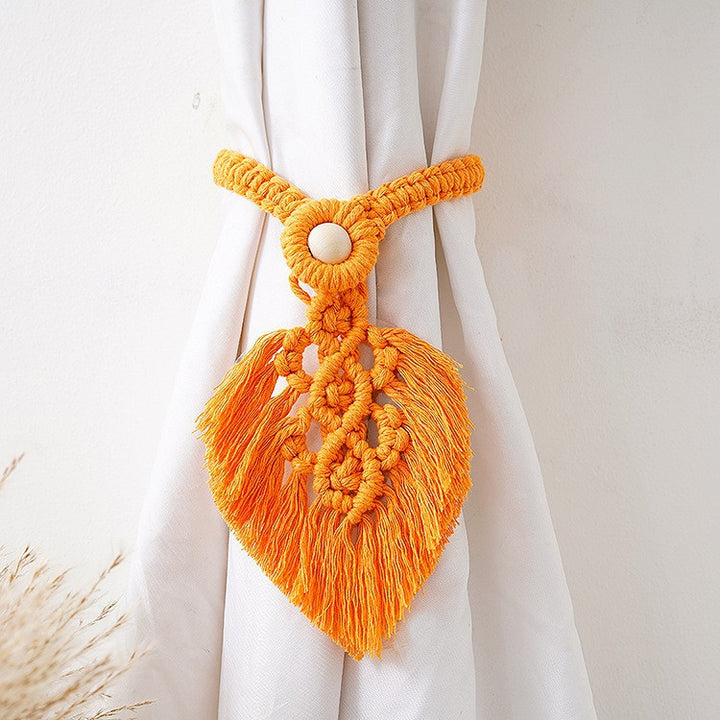Macrame Curtain Tieback Holder Kalsten