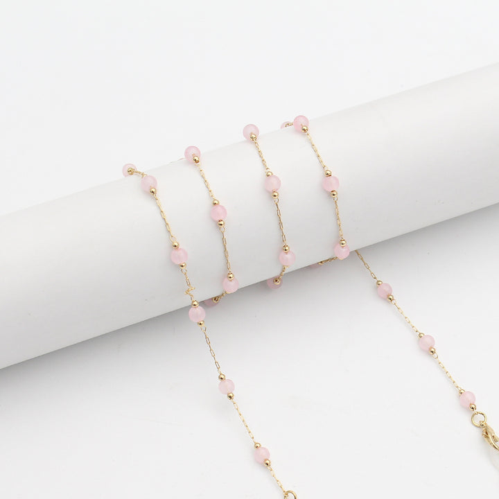 Elegant Beaded Eyewear Retainer Chain Kalsten