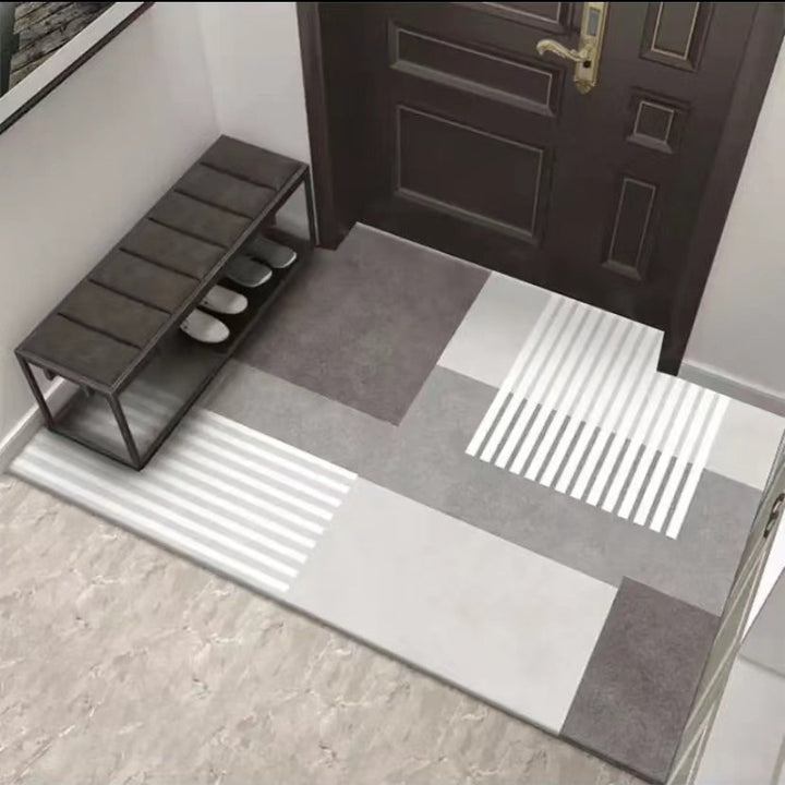 Geometric Patterned Indoor Area Mat Kalsten