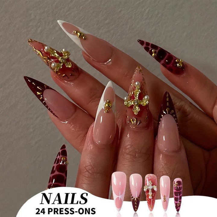 Elegant Stiletto Press-On Nail Set Kalsten