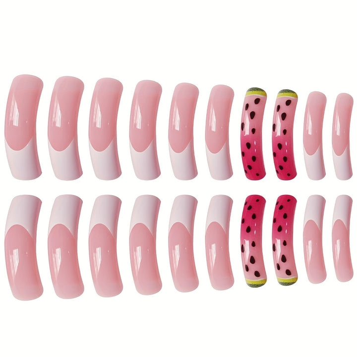 Creative Watermelon-Themed Nail Art Set Kalsten