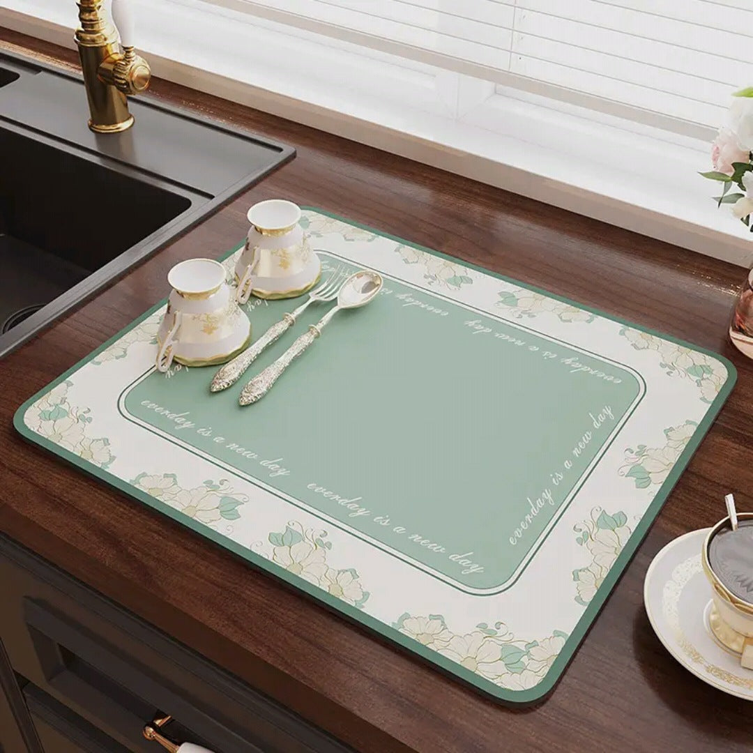 Geometric Patterned Kitchen Mat Kalsten
