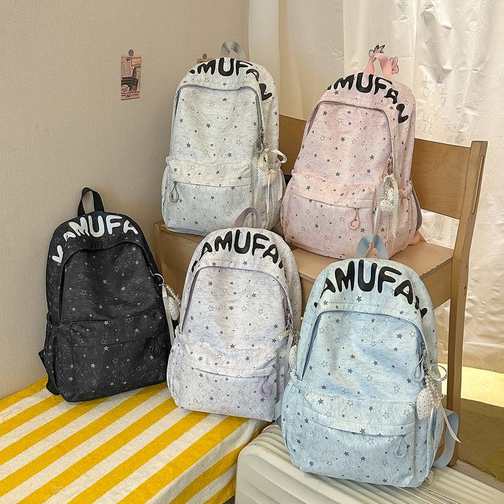 Casual Star-Embellished Backpack Kalsten