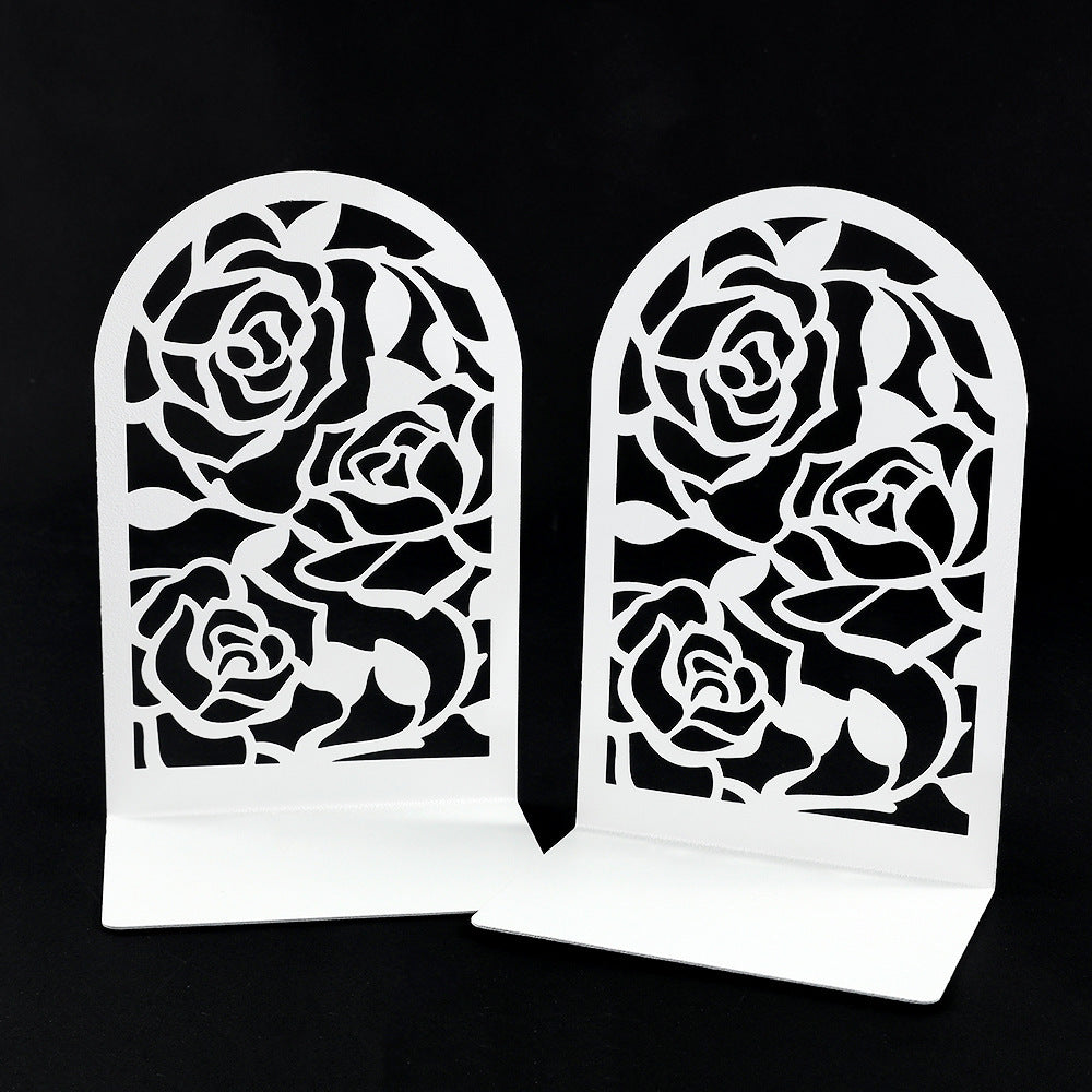 Artistic Floral Bookend Set