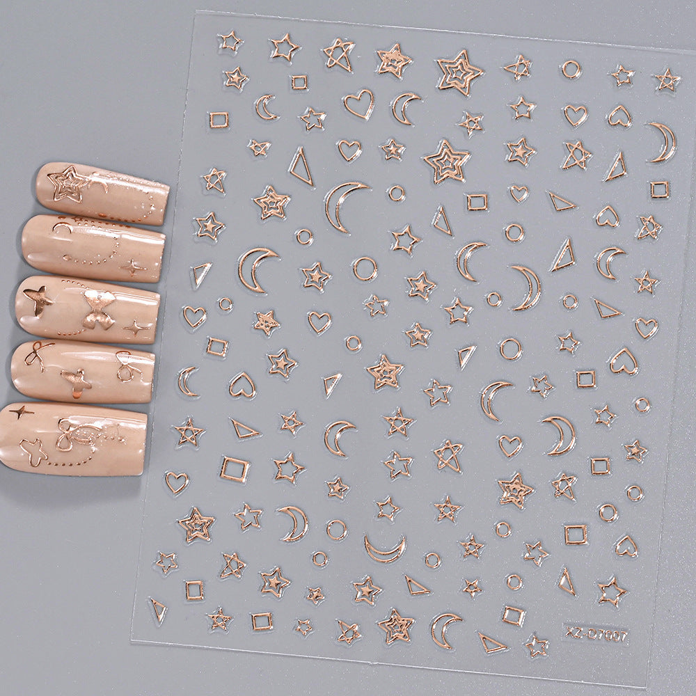 Floral Decorative Nail Art Stickers
