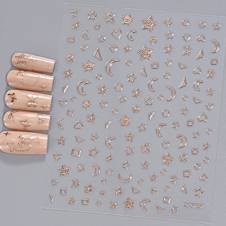 Floral Decorative Nail Art Stickers