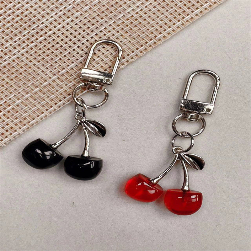 Cherry-Shaped Charm Keychain Kalsten