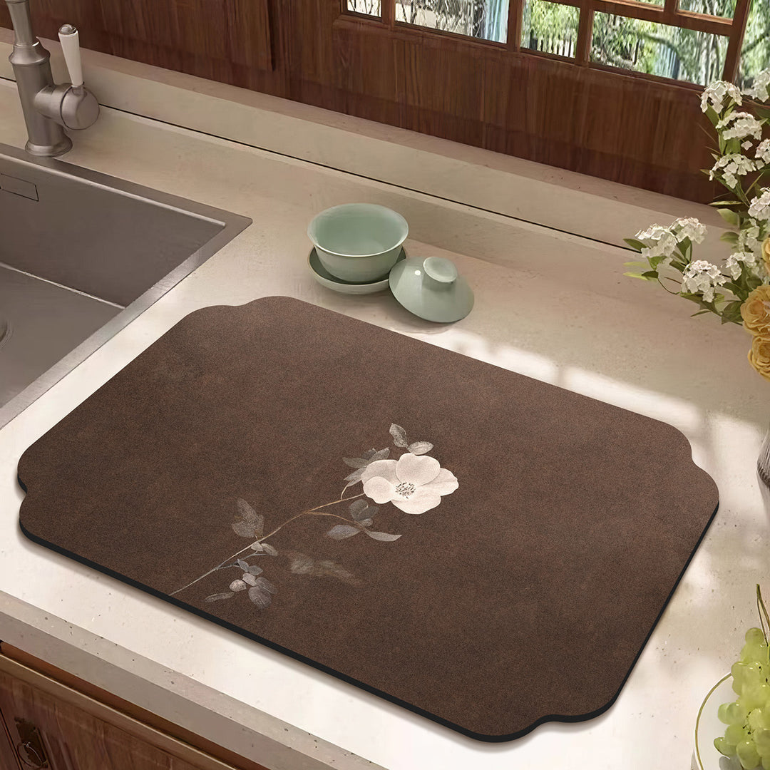 Floral Kitchen Comfort Mat