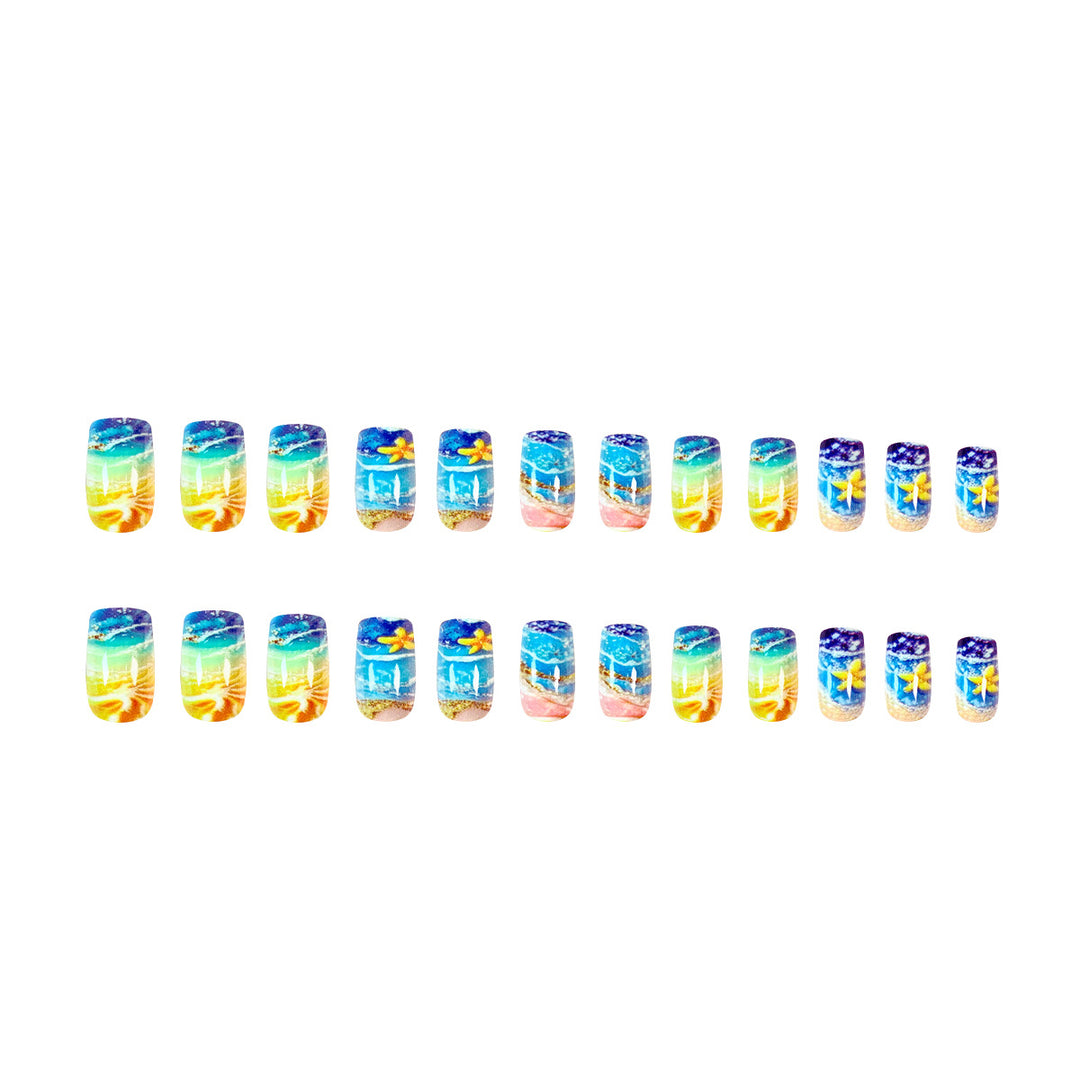 Creative nail art with maritime design Kalsten