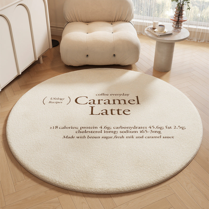 Decorative Pumpkin-Themed Round Area Rug