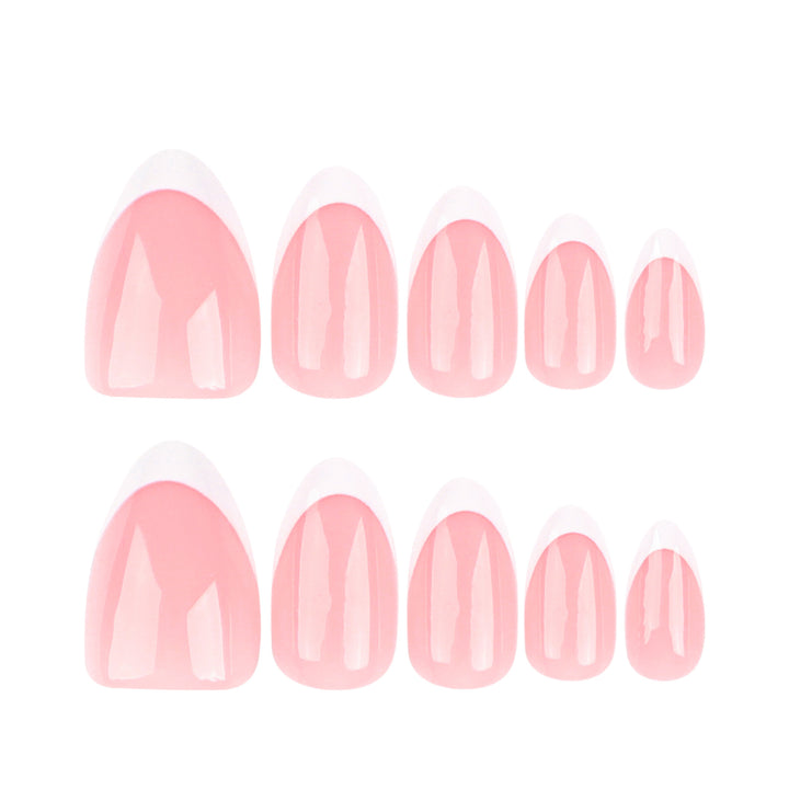 Elegant French Style Nail Extensions Kalsten