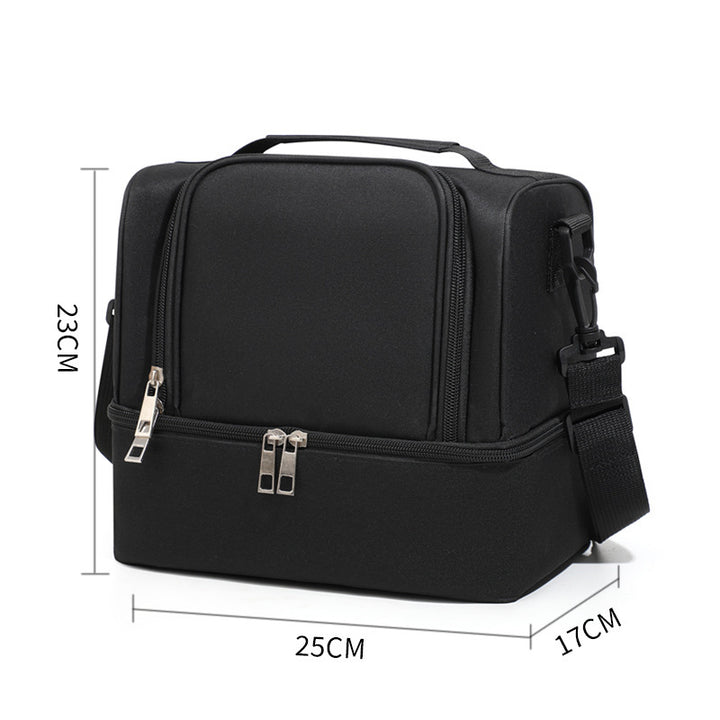 Multi-Compartment Insulated Lunch Cooler Bag