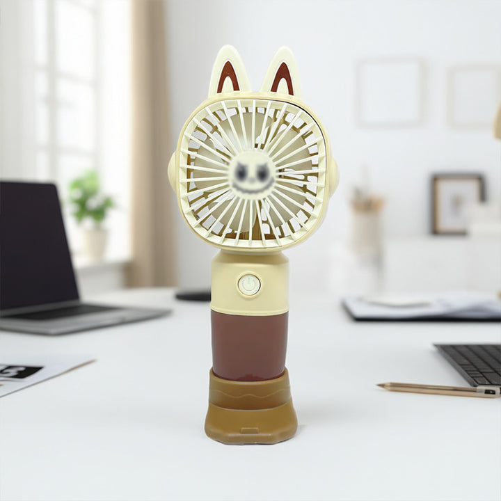 Women Portable Hand Fan with Cat Ears and USB Connection Kalsten