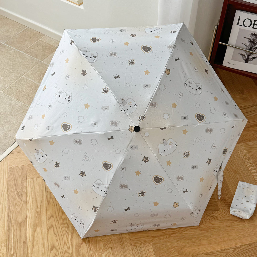 Women's Foldable Umbrella with Cheerful Animal Designs Kalsten