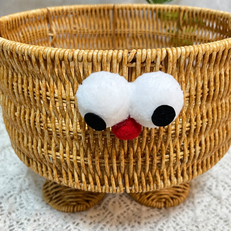 Cute Animal Face Storage Basket Kalsten