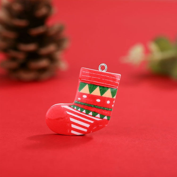 Santa-Themed Decorative Charm Kalsten