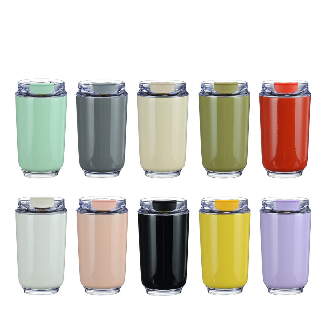 Women elegant thermal mug with transparent top Kalsten