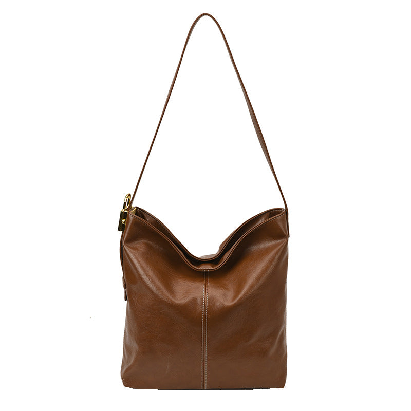 Minimalist Leather Shoulder Bag