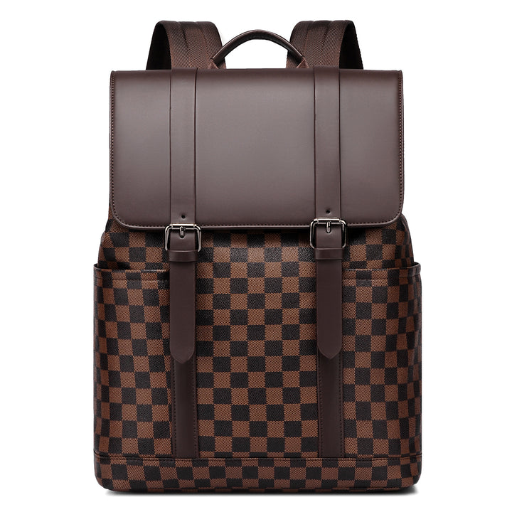 Stylish Checkered Backpack Kalsten