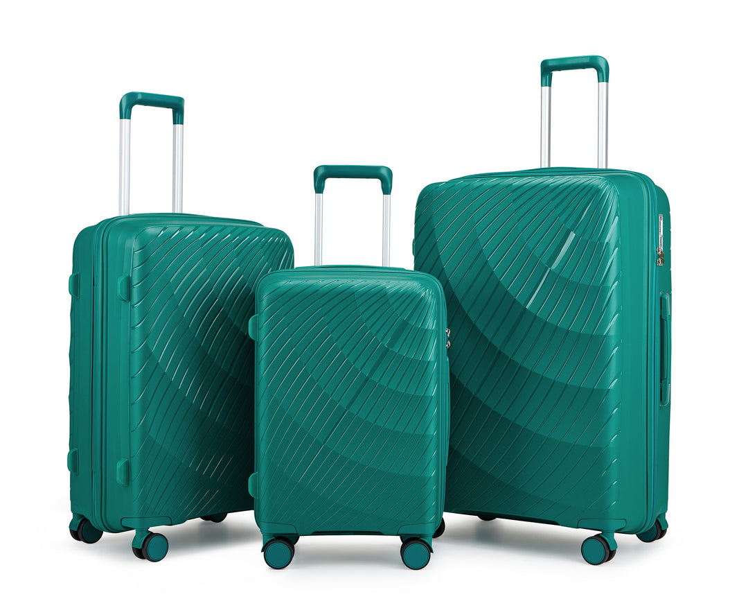 Unisex Premium Textured Hard Shell Luggage Set Kalsten