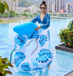 Ladies Inflatable Comfort Swimming Lounge with Viewing Window Kalsten