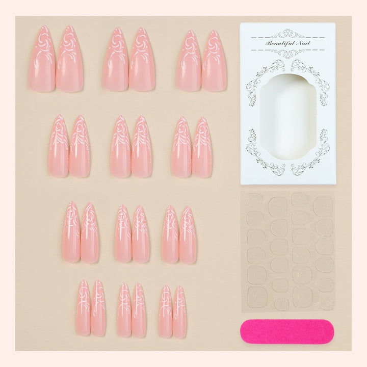 Nail art set with elegant designer patterns Kalsten