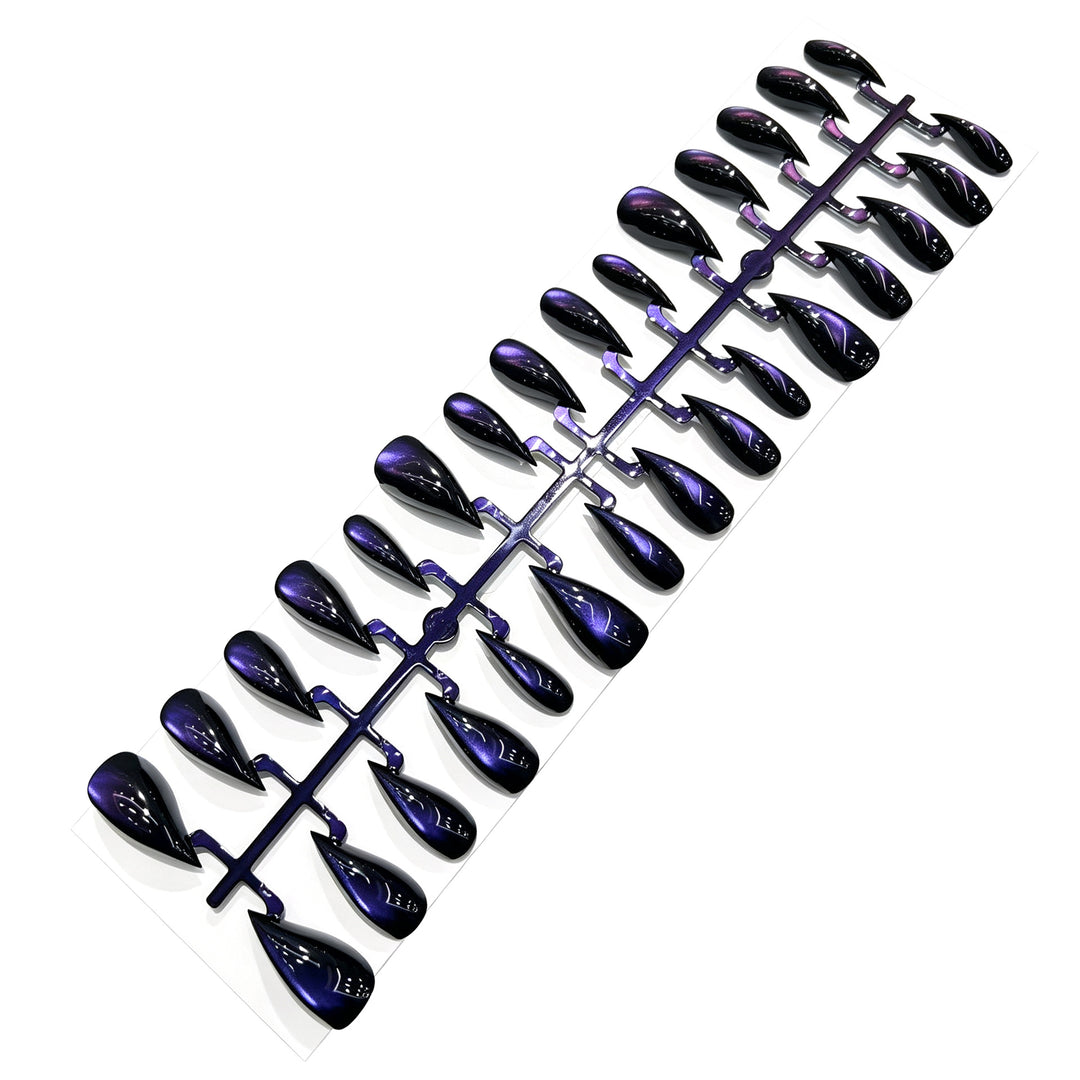 Artistic Stiletto Press-On Nail Set with Glossy Finish Kalsten