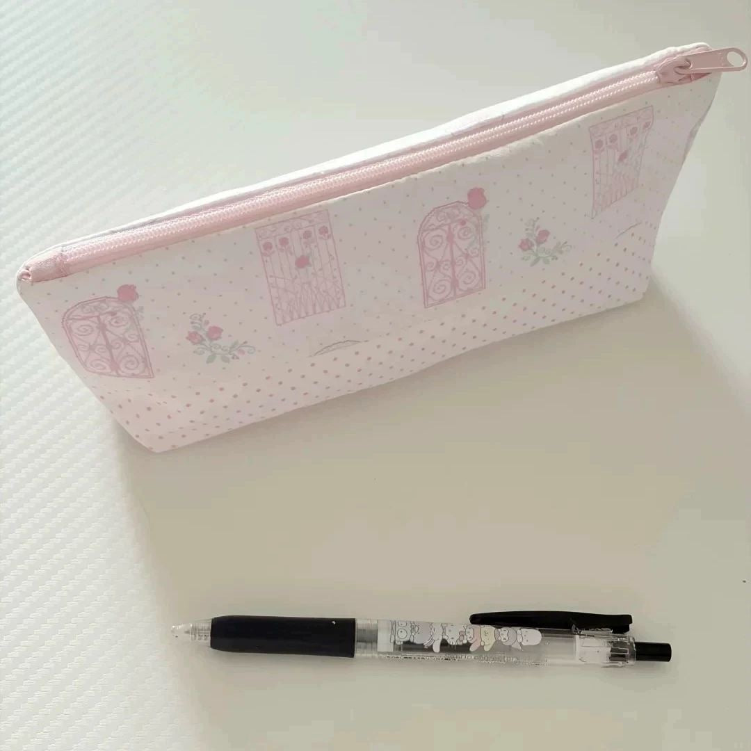 Stylish Floral Print Pencil Case