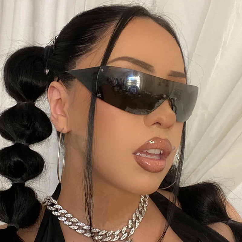 Women's stylish visor-like sunglasses Kalsten