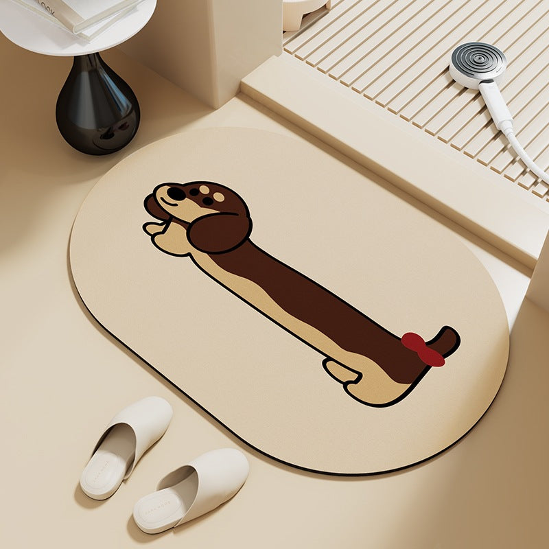 Decorative Bathroom Mat Kalsten