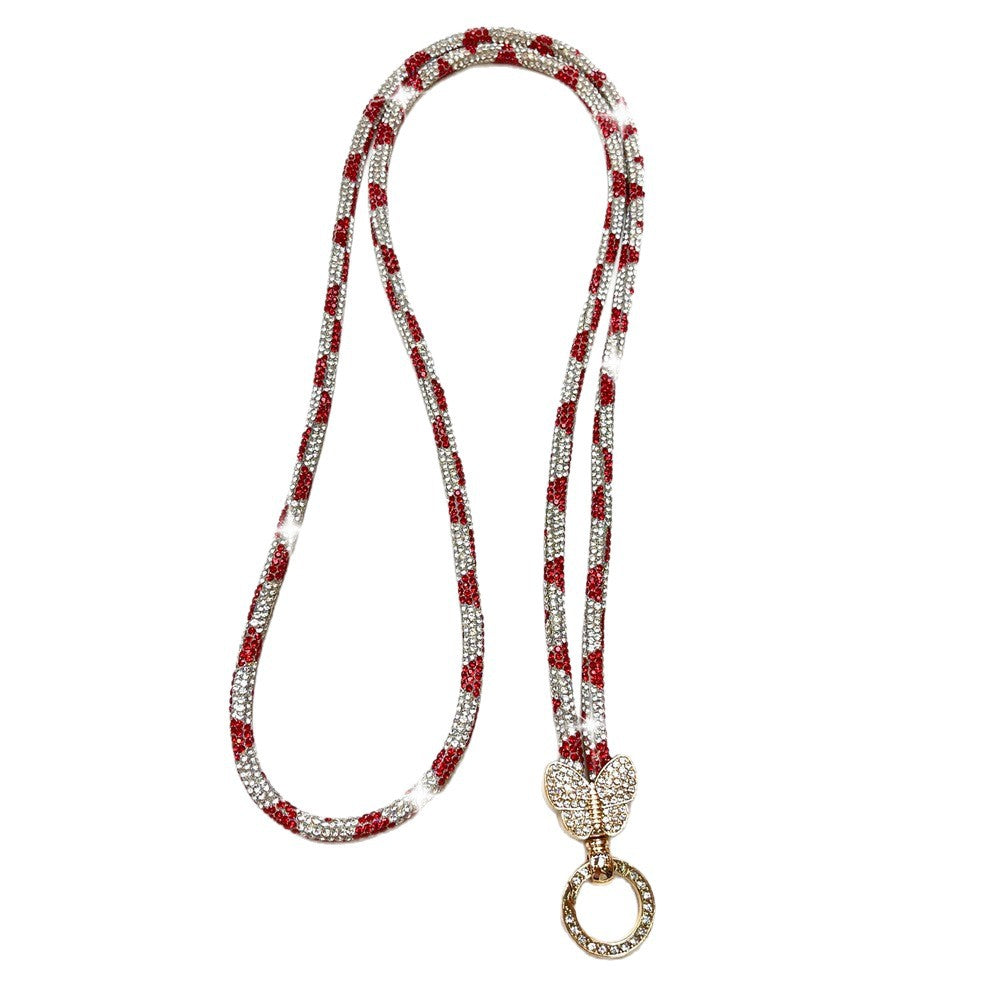 Rhinestone Encrusted Phone Lanyard Kalsten
