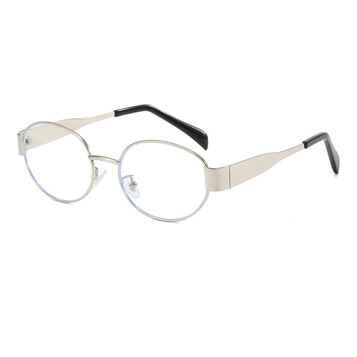 Oval sunglasses with elegant metal frame Kalsten